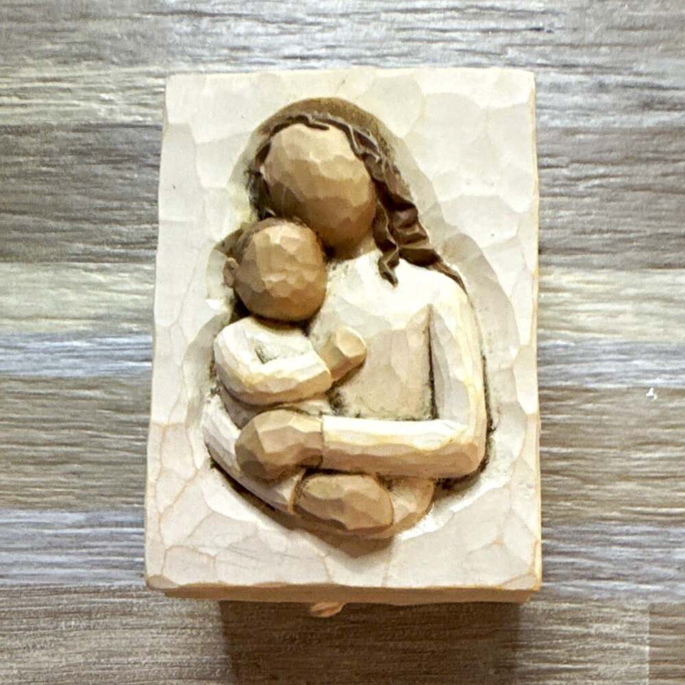 Willow Tree Mother & Child Sentiment Box Susan Lordi Retired Demdaco Trinket